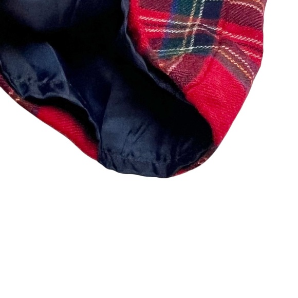 Janie and Jack Red Wool Plaid Kids Trousers - Picture 5 of 5